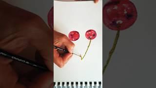 Рисуй со мной.  #рисуйсомной #акварельныйрисунок #акварель #shortvideo #shorts
