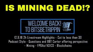 Is Mining dead? What is the real problem with FPGAs and ASICs in Crypto?