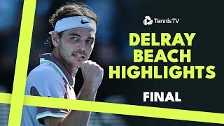 Taylor Fritz vs Tommy Paul For The Title  | Delray Beach 2024 Final Highlights