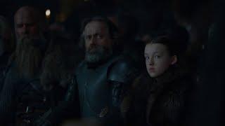 Game of Thrones 7x01 - Alys Karstark and Ned Umber pledge fealty to House Stark