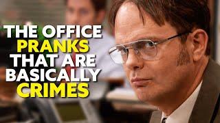 the office pranks but they're basically crimes | The Office US | Comedy Bites