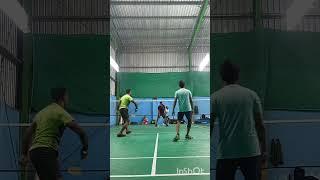 How to hit backhand slice drop in Badminton #youtube #ytshots #youtubevideo #shorts #trending
