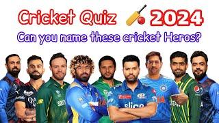 New Cricket Quiz 2024 | Can you name these players | Test your cricket knowledge