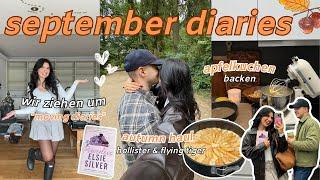 life update *wir ziehen um*, neues buch, freunde zu besuch, herbst haul cozy september diaries