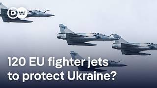 EU states discuss air protection zone 'Sky Shield' for Ukraine | DW News