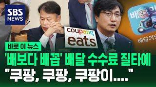 과한 중개수수료 지적에…'배달의민족' 이렇게 답했다 / SBS / 바로 이 뉴스