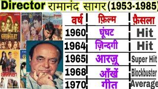 Director Ramanand Sagar Superhit and Blockbuster films|Ramanand Sagar hit flop movies|filmography