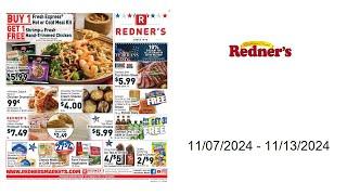 Redner's Markets Weekly Ad (US) - 11/07/2024 - 11/13/2024