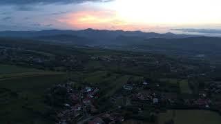 Poduri, Bacău: Sunset Drone View  #drone #exodrones #fly | 4K Drone Footage