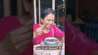 How to eat Noodles? || Suma #Shorts