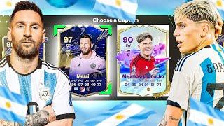 TRECUTUL SI VIITORUL ARGENTINEI INTR-UN DRAFT FABULOS CU FS GARNACHO & TOTY MESSI in FC 24!!