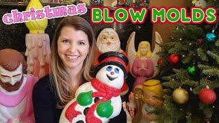 Christmas Blow Molds - Vintage Holiday Lights