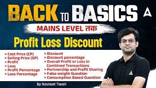 Profit Loss and Discount | Quants for Bank Exams 2024 | Quants By Navneet Sir