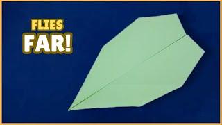 How to Make a Paper Airplane Simple Steps - Origami Paper Plane Step By Step Easy