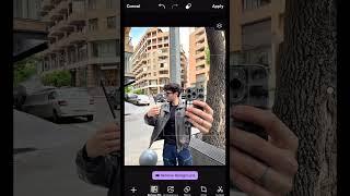 Viral photo editing hack (giant hands)