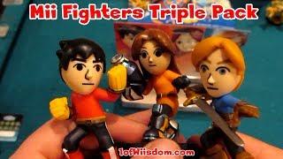 Nintendo amiibo Showcase: Mii Fighters Triple Pack Unboxing