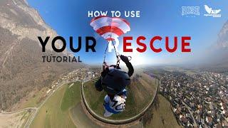 HOW TO USE YOUR RESCUE - MY WAY OF DOING IT - PARAGLIDING TUTORIAL BY THEO DE BLIC