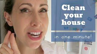 CLEAN YOUR HOUSE IN 60 SECONDS | MINI HABITS FOR A TIDY HOME
