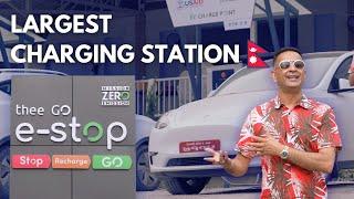 Nepal's Largest EV Charging Station in Kurintar (e-Stop) || Lokesh Oli