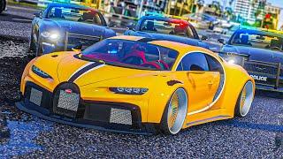 Hot Pursuit for a stolen BUGATTI | GTA 5 RP
