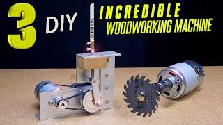 3 AMAZING DIY Woodworking machine on on another level
