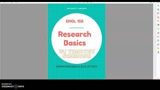 ENGL 102 Tutorial