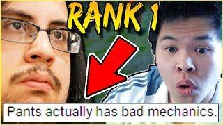 REACTING TO IMAQTPIE GETTING RANK 1 & COMMENTS