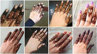 Finger Mehndi Design/Simple Mehndi Design/mehndi design simple and easy for fingers/Cute Mehndi