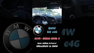 Insane Close to Crashing! Nurburgring battle. Evo vs Bmw #nurburgring