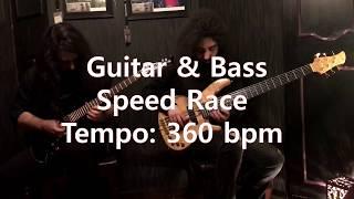 Guitar & Bass Speed Race : Tempo 360 bpm 