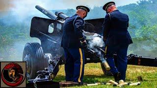 How does the U.S. Army Ceremonial Artillery Guns operate? | 3 inch Gun M5 Salute Battery