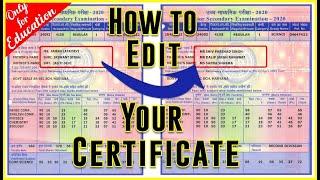 How to Edit Document and Certificate in Photoshop | Document or Certificate ko edit kaise karen 2021