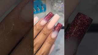 Nail Hause Red Nose ️️ #nailhause #acrylicnails #manicure #nailtech #beginnernailtech #rednails