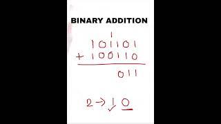 binary addition in digital electronics
