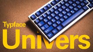 Univers - A Keyboard Inspired by a Font (Review + Sound Test)