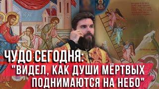 ️Чудо сегодня: «Видел, как души мёртвых поднимаются на небо»