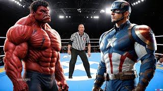 RED HULK VS CAPTAIN AMERICA - EPIC BATTLE