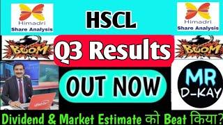 himadri speciality chemical limited share latest news  HSCL Q3 2025 | himadri chemicals latest news