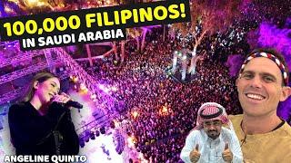 100,000 FILIPINOS GATHER in SAUDI ARABIA - Philippines Week In Riyadh (Record Breaking)