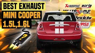 Mini Cooper Exhaust Sound 1.6L 1.5L  Upgrade,Mods,Flames,Review,Borla,Magnaflow,Akrapovic,Remus+