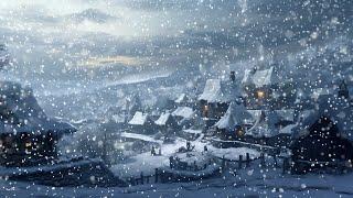 Medieval Celtic Music and Fantasy Music - Village of Winter, Snowy Village, Magical, Relaxation