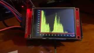 FFT on ILI9341 TFT and arduino Due