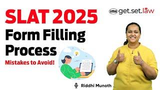 How to fill SLAT 2025 Application Form? Symbiosis SLAT 2025 Form Fill Up | Riddhi Munoth