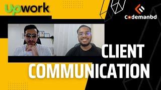 Upwork Live Client Communication | How to deal with clients project | Aiman Shafi 