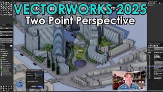 Vectorworks 2025: Stunning Two Point Perspective