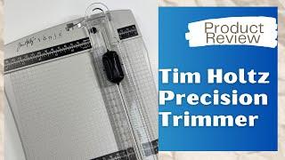 Review of the Precision Trimmer from Tim Holtz and Tonic #papercrafting