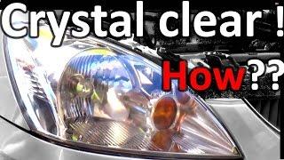 How to Restore Headlights crystal clear