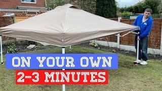 How To Put Up A Pop Up Gazebo On Your Own In Less Than 3 Minutes