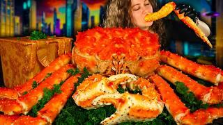 I TOOK ON THE WORLD'S BIGGEST SAUCY CRAB!  ASMR Seafood Mukbang Challenge – DID IT DEFEAT ME?