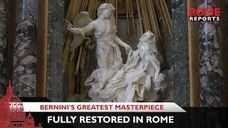 Bernini's greatest masterpiece fully restored in Rome